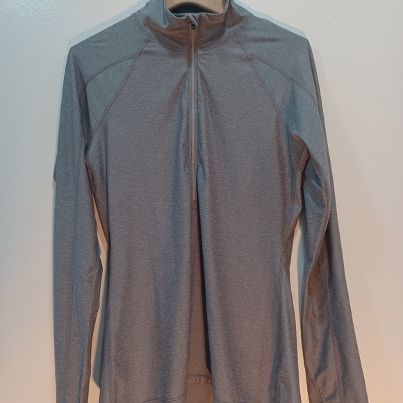 Athleta Women's Half Zip Pull Over Active top size S gray color - Picture 6 of 10